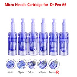 Vervanging Micro Naaldcartridge voor Auto Dermapen Dermastamp Oplaadbare Draadloze Dr Pen A6 Huidverzorging Anti-spot Litteken verwijderen