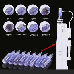 Vervanging Micro Naaldcartridge Tips voor Mesotherapie Meso Gun Derma Pen Microneedle Anti Aging Facial Skin Care Rimpel Removal Schoonheid