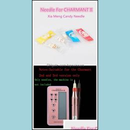 Vervangende micro -naalden cartridge tips voor permanente charmant 2 wenkbrauw ooglijn lippen roterende make -up mts tattoo pen hine huidverzorging deli