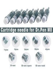 Vervanging Microneedle Cartridge Tips 1116243642nano Pin voor Auto Elektrische Dr Pen M8 MTS Anti Litteken Huidverjonging6795938