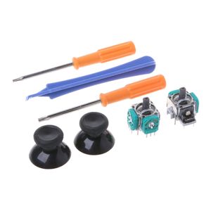 Vervangend onderdeel voor één 3D analoge joysticks Thumbstick Cap Schroevendraaier Reparatietool voor controller