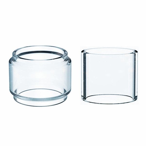 Pièces de rechange Tube en verre d'ampoule en cristal 6,5 ml 2 ml pour SMOK TFV18 MINI TANK / R-KISS 2 G-PRIV 4 KIT