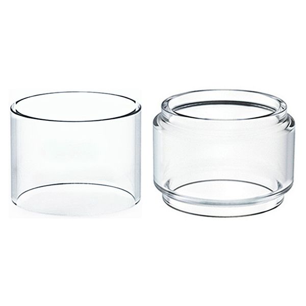 Pièces de remplacement Tube en verre bulgy transparent 7 ml 5,8 ml Capacité pour le réservoir de kit King Wismec Gnome