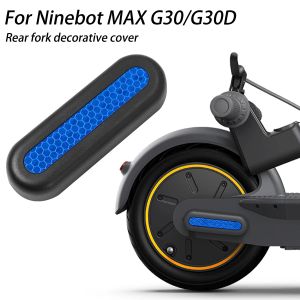 Couvercle décoratif de la fourche arrière de remplacement pour NineBot MAX G30 G30D Electric Scooter Wheel Hub Couvre-bouclier du boîtier de la coque de protection