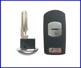 Coque de remplacement pour clé télécommande de voiture, pour Mazda 3 5 6 CX5 CX7 CX9 RX8 Miata MX525902577722773