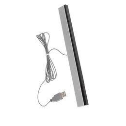 Barre de capteur de remplacement, récepteurs filaires, rayon de Signal IR, prise USB pour Nitendo Wii, Accessoires de jeu à distance