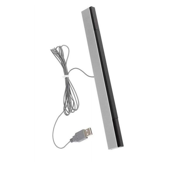 Barra de Sensor de repuesto, receptores con cable, rayo de señal IR, enchufe USB para accesorios de juego remoto Nitendo Wii