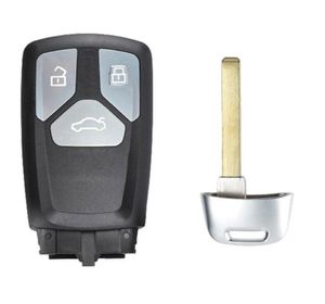 Reemplazo Smart Remote Car Key Shell 4 Botones Fob de llave sin cortar de emergencia para TT A4 A5 S4 S5 Q7 SQ7 2017 UP25774283737