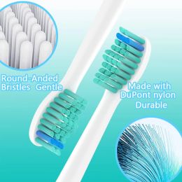 Têtes de brosse à dents de remplacement Compatible avec Philips Sonicare Electric Brosses HX6530 HX9340 HX6930 HX6710 HX9140 HX6921