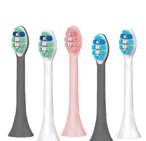 Têtes de brosse à dents de rechange pour brosse à dents électrique automatique nettoyage en profondeur 4 têtes/ensemble