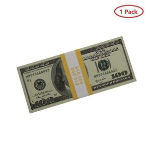 Réplique US Party Fake Money Kids Play Toy ou Family Game Papier Copie Billet de banque 100pcs Pack Pratique comptage Film prop 20 dollars F208s 4ZJX1WF01