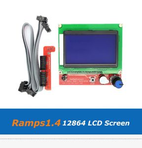 Reprap 3D -printeronderdelen Smart Controller 12864 LCD -schermweergave met adapter voor RAMPS14 Board1931871