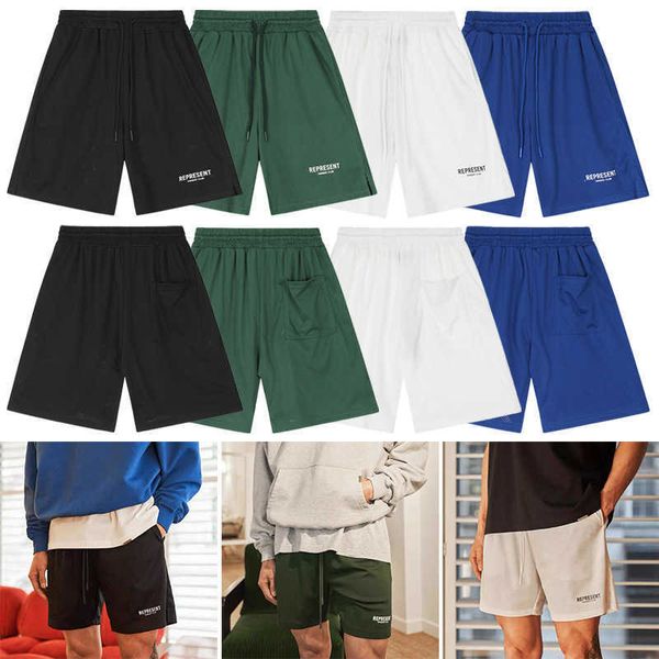 Représentent les shorts de basket-ball en maille ample pour hommes, sports d'été américains à la mode