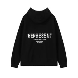 representdesigner hoodie 2023 Reprreesent Sweatshirts Designer Letter heren Tij Merk Wild High Street Casual Los Paar Representdesign