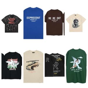 Représente t-shirt Hommes d'été représentent des chemises en vrac T-shirts Marques de mode Tops Chemise décontractée Luxurys représente Vêtements Street Tees T-shirts représentés rua