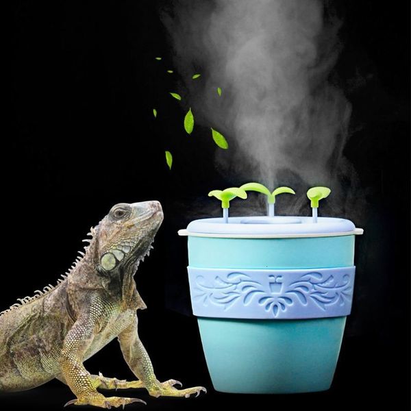 Reptile Supplies Humidificateur d'air USB Charge Portable Pet Fogger Dispositif pour Reptiles Serpent Tortue Barbu Dragon Lézard Grenouille Plantes 230717