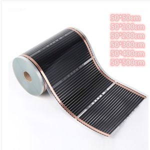 Reptile Supplies All Sizes 220V 50cm Width Healthy Floor Heating Infrared Underfloor Carbon Film Heater Electric Warming Mat 220W 230925