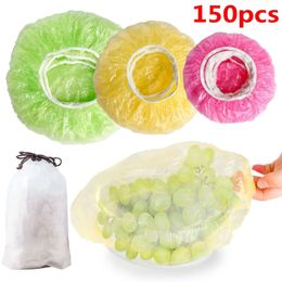 Reptile Supplies Produits 30/60/90/120/150Pcs Réutilisable Durable Stockage Des Aliments Pour Bols Assiette Élastique Sacs Sous Vide Cuisine Drop Deliv Dhqge