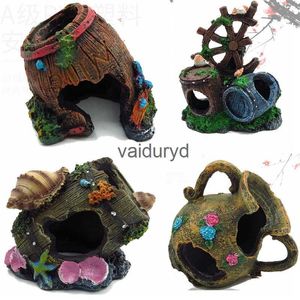 Fournitures pour reptiles Cachette de reptiles Grotte d'aquarium Aménagement paysager Tortue Lézard Reptile Se prélasser Cacher Habitat Reptiles Terrarium Décor Fournituresvaiduryd