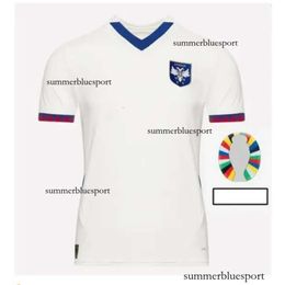 República New Check Soccer Jerseys Suiza a casa Austria Red Blue Blanco Islandia Camisas de fútbol deportivo Sportswear Serbia Camisola Euro Cup Wear