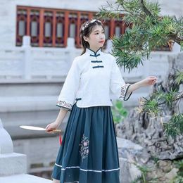 Uniforme de classe rétro cheongsam pour femmes de style République de Chine