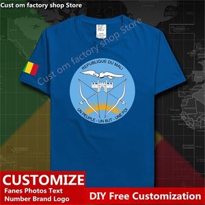 Republiek Mali Country T -shirt Custom Jersey Fans DIY Naam Nummer T -shirt High Street Fashion Hip Hop Loose Casual T -shirt 220620