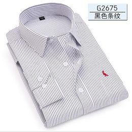 Reserva Aramy Homme Chemise Spring Solid Couleur / Stripes Bureau Business Office T-shirts 5XL Plus Taille 220322