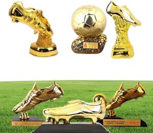 Resin Boot Trophy WorldCup C League Premier Ship Golden Boot Trophy Soccer pour les fans Cadeaux ou Souvenir6432689