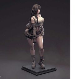 Kit de figuras de resina FFVII Final Fantasy VII Di Fa FF7 Tifa sin pintar, colección de modelos de resina para garaje, juguetes, regalo, 1/6