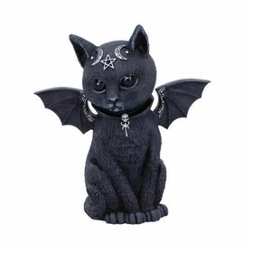Hars Figuur Wizard Figurines Black Magic Cat Ornamenten Tabel Art originele geschenken Leuke miniaturen Home Decor Originele geschenken Szhome