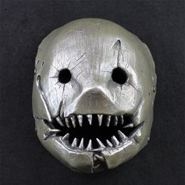 Masque de jeu en résine Dead by Daylight pour le trappeur, masque Evan, accessoires de Cosplay, accessoires d'halloween 280i