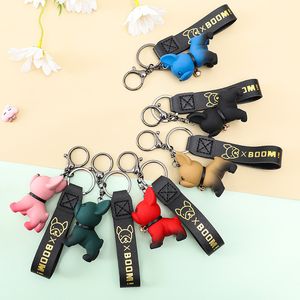 Hars gradiënt bell methode honden sleutelhanger tas hanger trendy sieraden cadeau voor kinderen