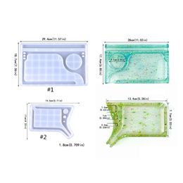 Moules de résine pour la résine et le moule à rouleaux de résine Moule de bac à grande taille en silicone