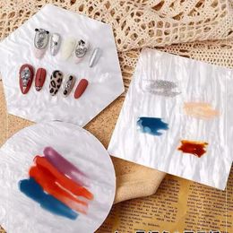 Paleta de resina Consejos de arte de uñas falsas Pantalla de gel Gel Dibujo Dibujo Pintura Color de uñas Mezcla Herramienta de manicura de bricolaje