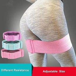 Bande de résistance Yoga anneau extensible réglable cercle de hanche Latex antidérapant élastique pousser Squat Tension hommes 231016