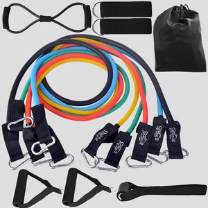 Weerstandsbanden 12 STKS Weerstandsbanden Set Bodybuilding Home Gym Apparatuur Professionele training Gewicht Fitness Elastische elastiekjes Expander 231031