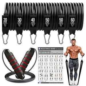 Weerstandsbanden 200lbs Weerstandsbanden Set Oefening Workout Loop Bands Gym Training Fitness Sport Gym Apparatuur voor Thuis Bodybuilding Gewicht HKD230710