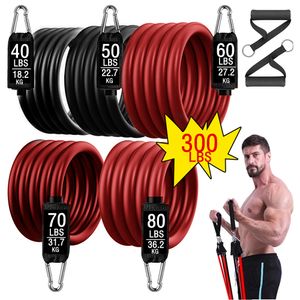 Resistance Bands 300lbs Oefening Set 1117Pcs Fitness Yoga Booty Stretch Training voor Home Gym Workout Apparatuur 230617