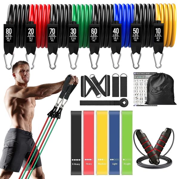 Bandes de résistance 360lb Fitness Bandes de résistance Set Yoga Bande élastique Booty Ceinture Boucles d'entraînement Bandes Workout Gym Equipment for Home Bodybuilding 230620