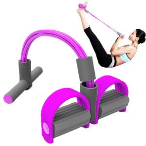 Bandes de résistance 4 tubes élastiques assis tirer corde gymnastique entraînement Sport pédale cheville extracteur pour équipement de Fitness 230617