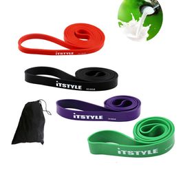 Bandes de résistance 41 "Bandes de résistance 208cm Fitness Rubber Pull Up Crossfit Power Expander Hanging Yoga Loop Band HKD230710