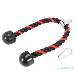 Bandas de resistencia de 70cm, cuerda para tríceps, cuerda para tirar hacia abajo, resistente para gimnasio en casa, culturismo, ejercicio, entrenamiento, Fitness 22