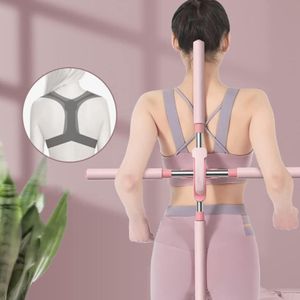 Weerstandsbanden Verstelbare Yoga Sticks Stretching Tool Bultrug Corrector Stick Yoga Accessoires Rug Corrigerende Schoonheid Vorm Schouder Ope G2U4 230626