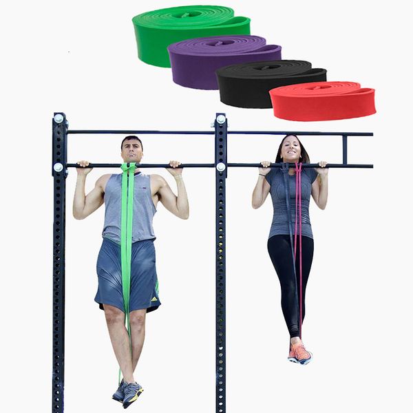 Bandas de resistencia Deportes en negrita Cinturón elástico PullUp Auxiliar para hombres y mujeres Gimnasio Pilates Equipo de ejercicio Goma Fitness 230614