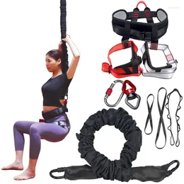 Weerstandsbanden Bungee Fitnessapparatuur Set Danstraining Luchtyoga Koord Pilates Elastische ophanging Sling Trainer Trektouw