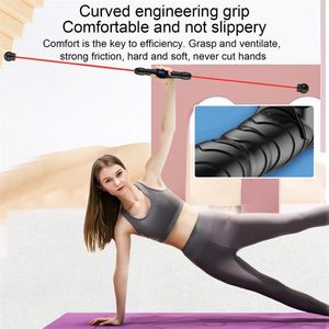 Bandes de résistance Trainage détachable Stick Fitness Exercice élastique Vibrant Remplacement Flexi-Bar Tremble Yoga Wand 214n