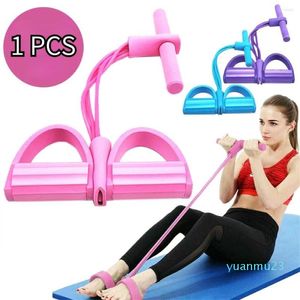 Resistance Bands Elastic Pull Rope Latex Pedal Exerciser Fitness Sit-ups Yoga Pilates Exercise Muscle Home Gym Training