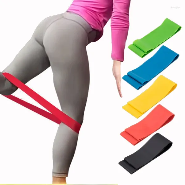 Bandas de resistencia elásticas para entrenamiento de yoga, banda de goma para Fitness, equipo de ejercicio Crossfit para gimnasio de fuerza