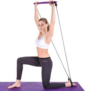 Bandes de résistance Bâton d'exercice Barre de tonification Fitness Home Yoga Gym Body Workout Extracteur de corde abdominale1