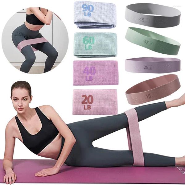 Bandas de resistencia Boteo Fitness Fitness Fitness Anti-Slip Pilates Hip Circle Glute Musaje Equipo de gimnasio de yoga elástica